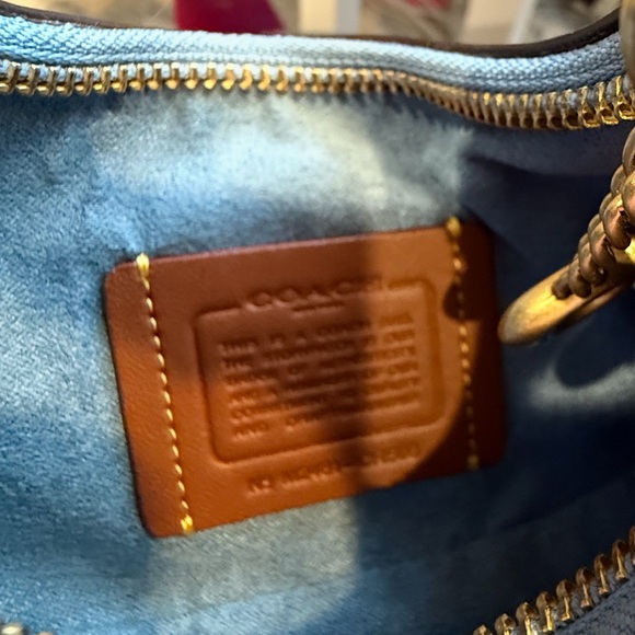 Coach Jonie Bluebell CR508 Authentic Mini Bag with Gold Cherry Charm - Picture 4 of 6